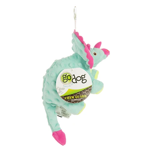 Jouet pour chien goDog™ Dinos – Frills le tricératops, petit format – Image 2