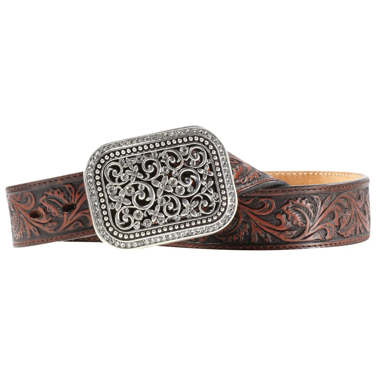 Ariat Ceinture western pour femme – Boucle argentée ornée – Image 2